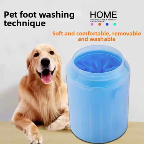 Silicone Dog Paw Cleaner – Portable Mud & Dirt Paw Washer